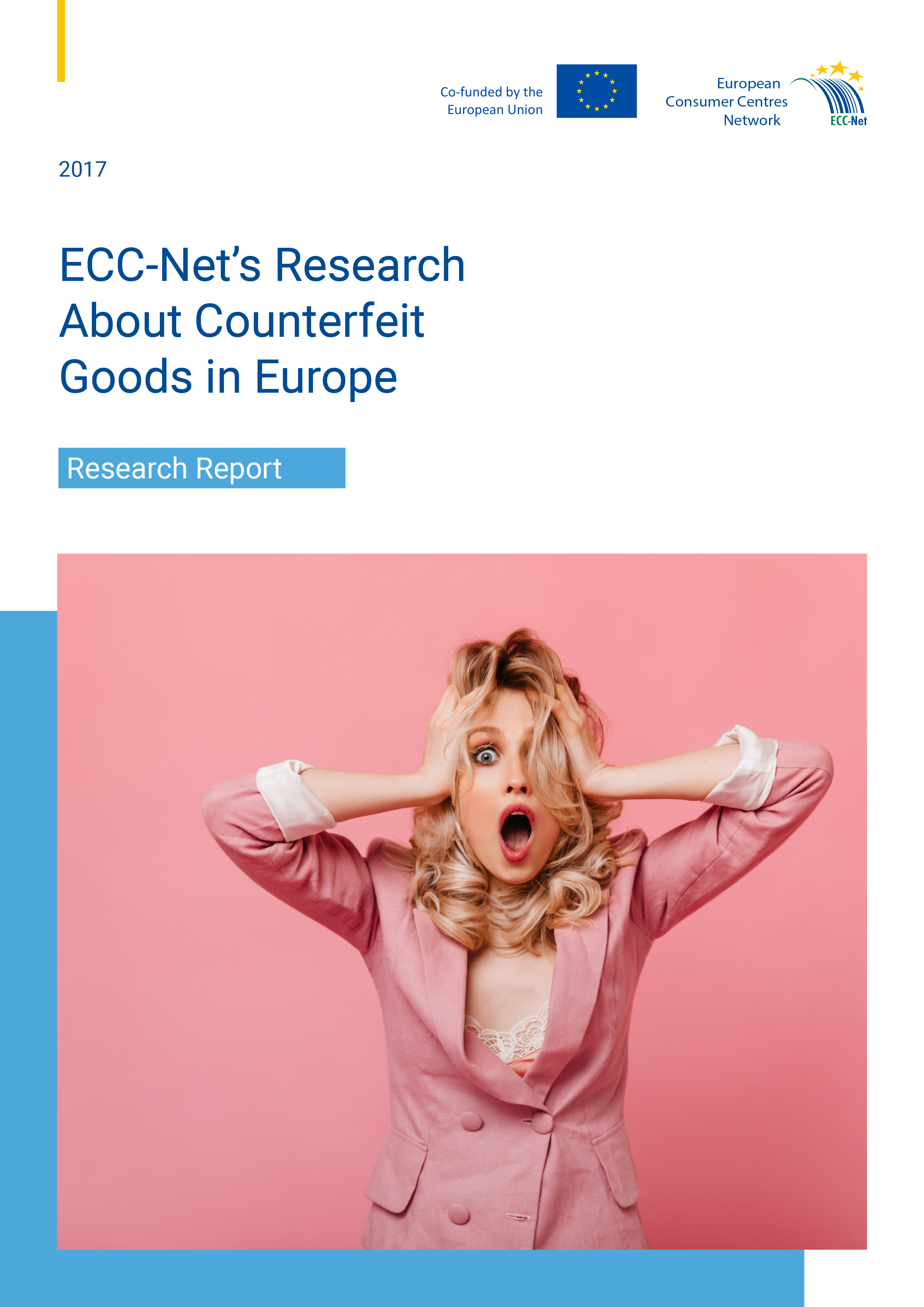 2017 - ECC-Net's research about counterfeit goods in europe