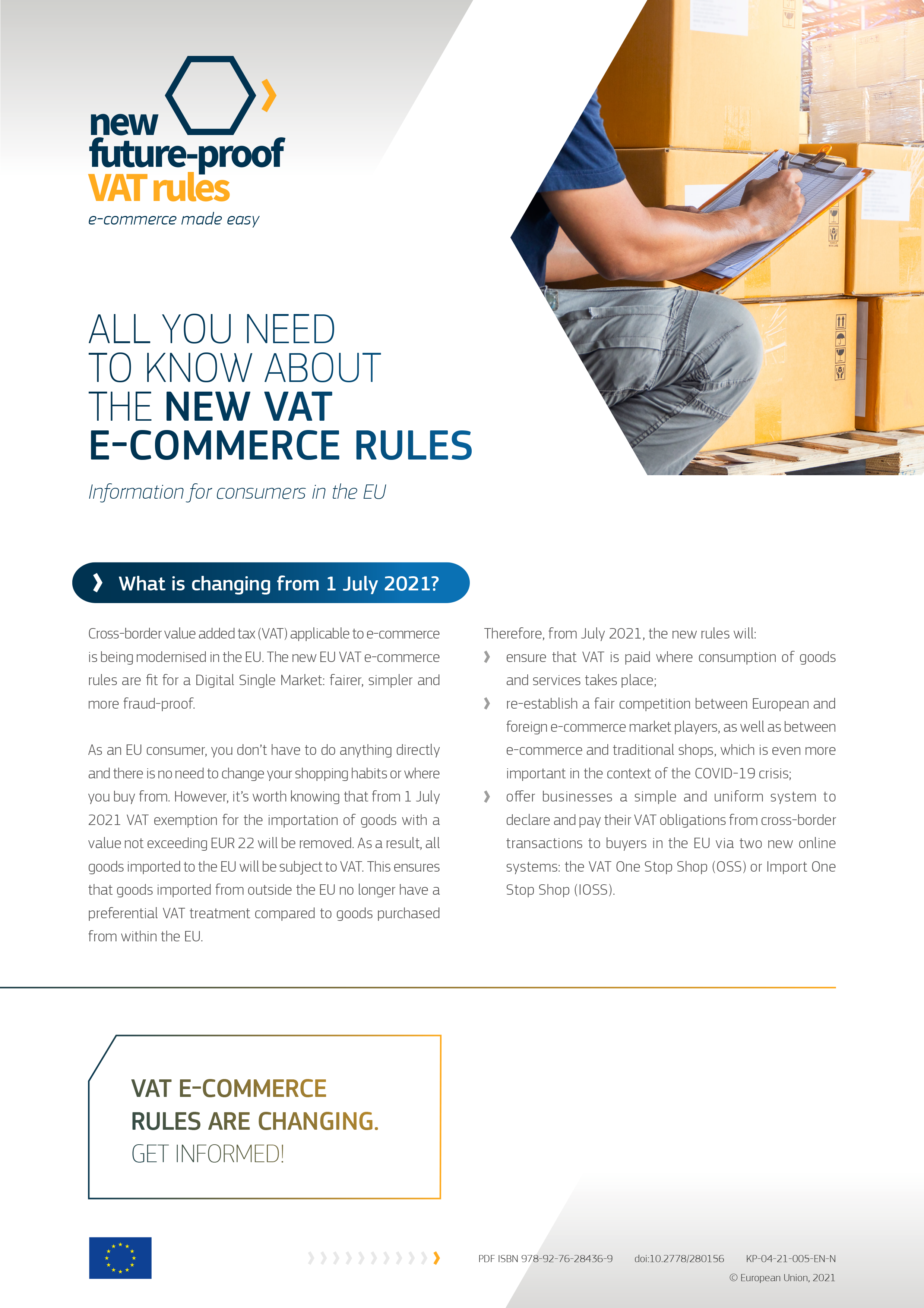 2021 - European Commission - new VAT rules