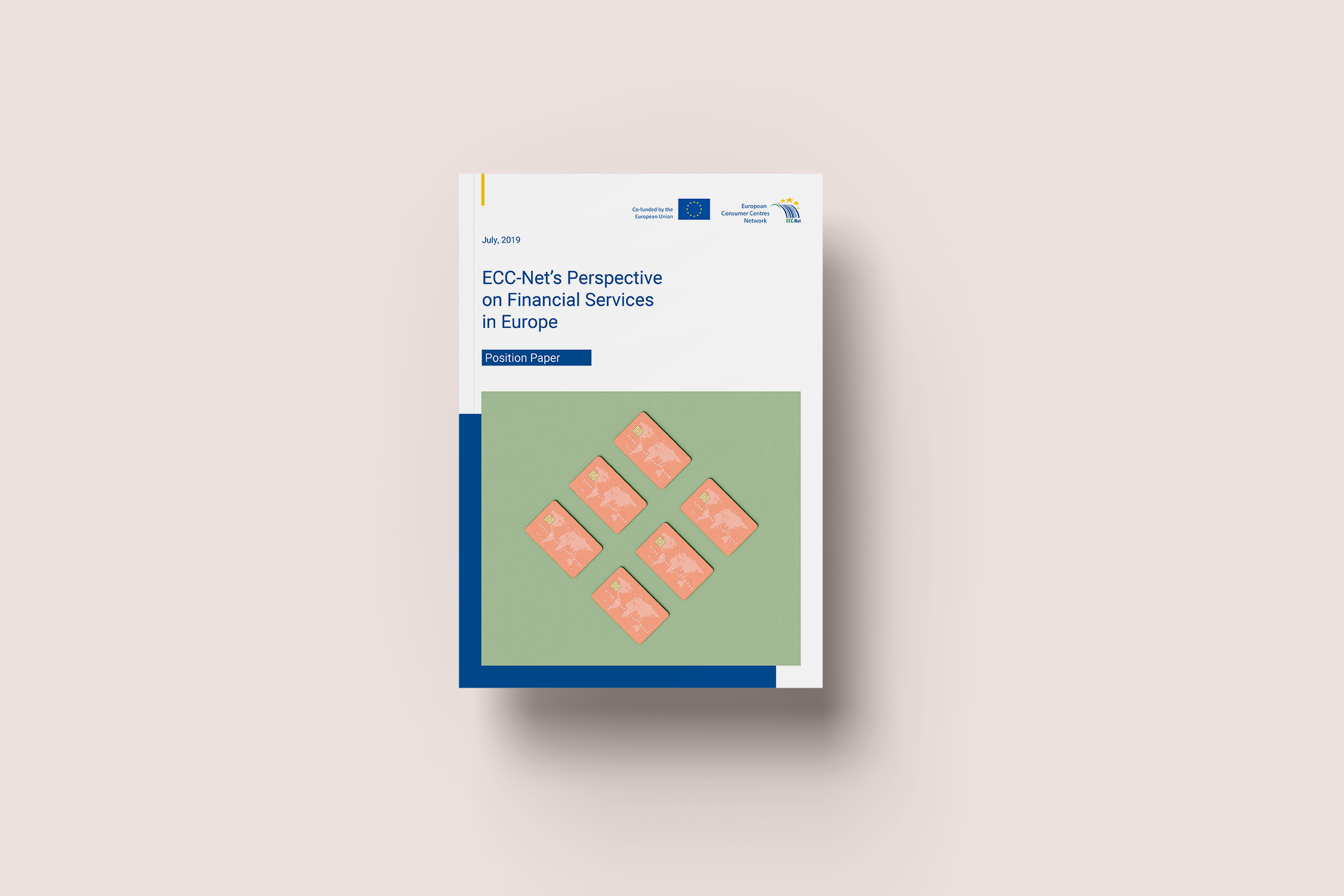 Image of ECC-Net's position paper about financial services in the EU (2019)