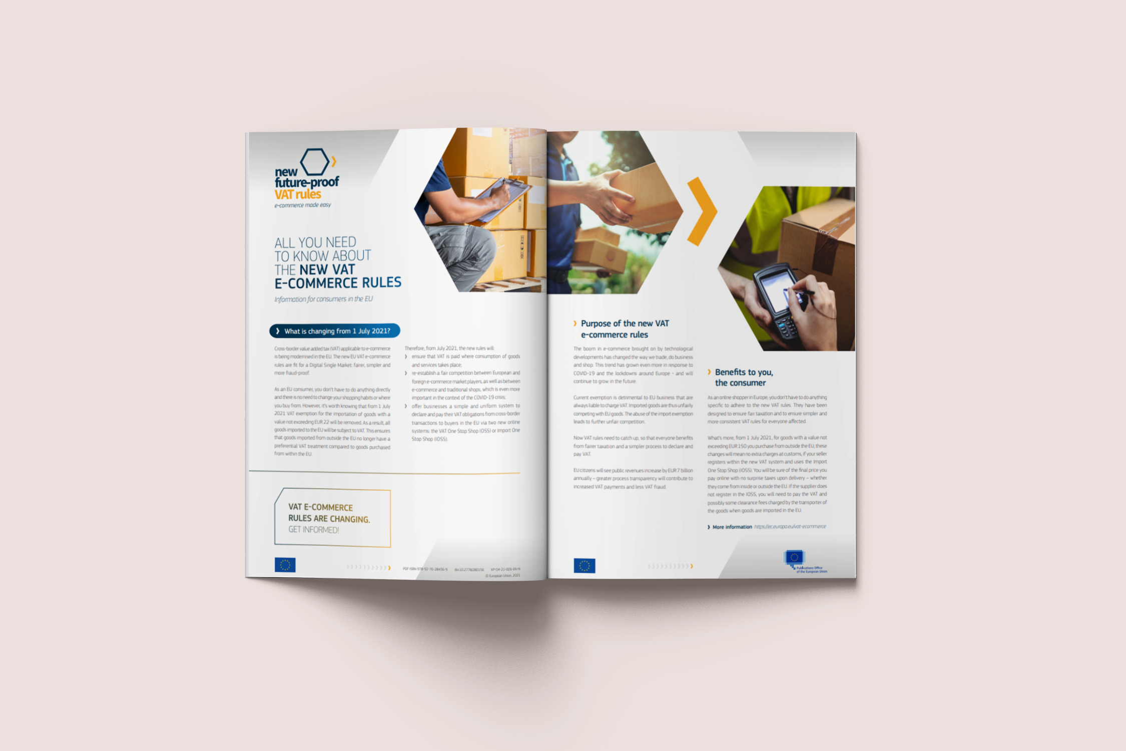 Image of flyer: New EU VAT rules as of 1 July 2021