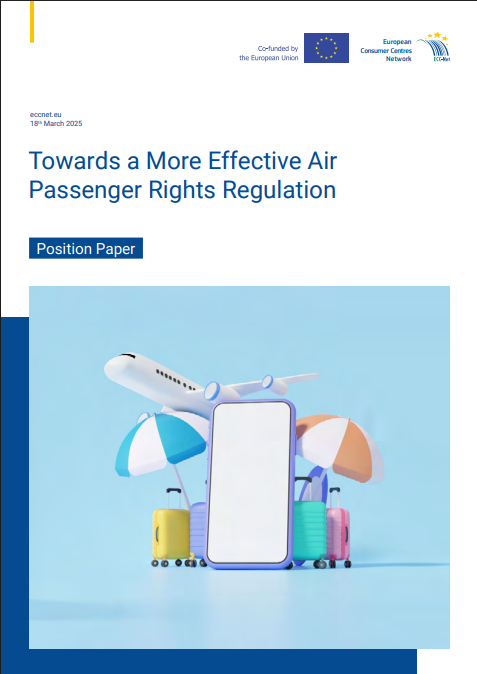 Cover of the paper: Towards a more effective air passenger rights regulation