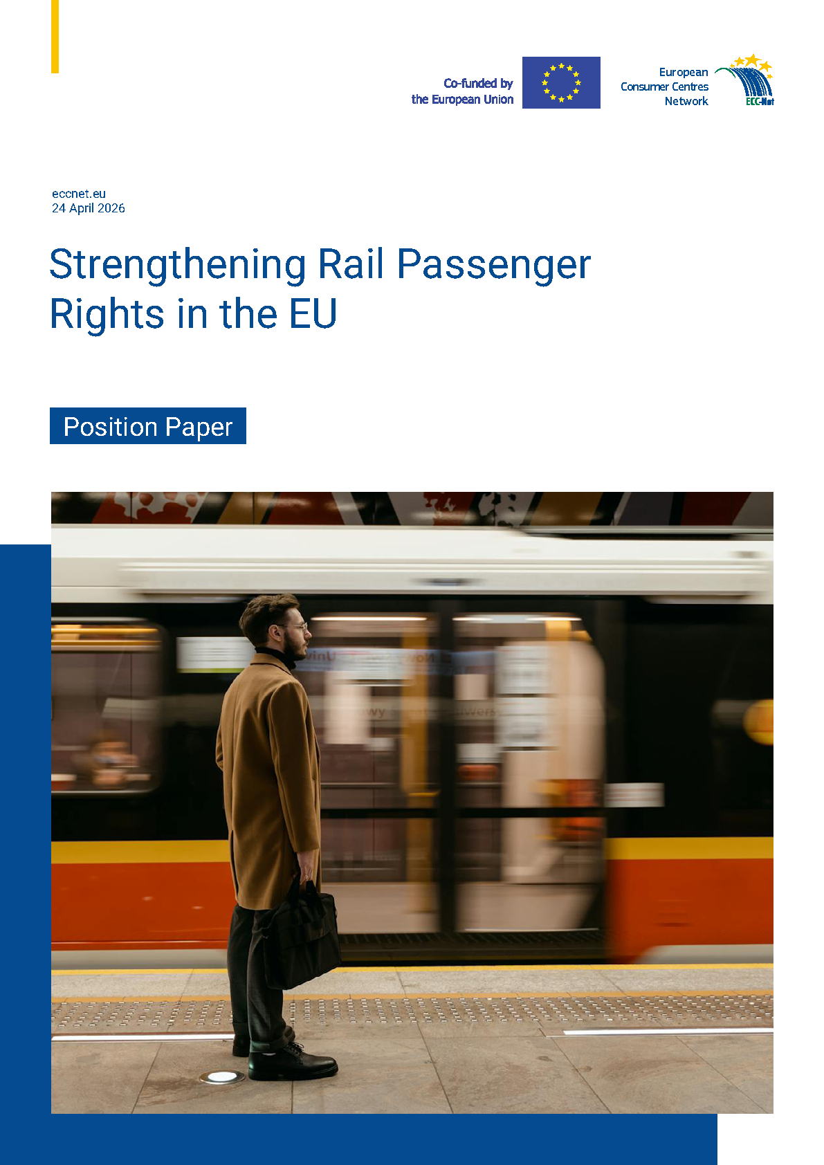 Cover ECC-Net position paper on rail passenger rights in the EU