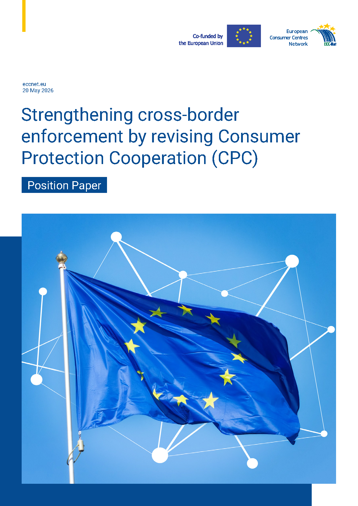 Cover of policy paper on Consumer Protection Cooperation Revision