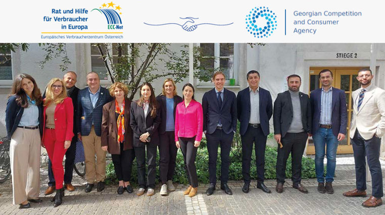 Georgian delegation at ECC Austria