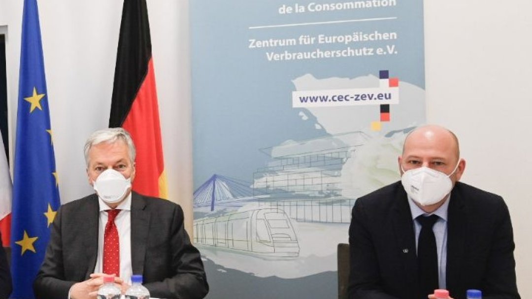 Reynders at ECC Germany