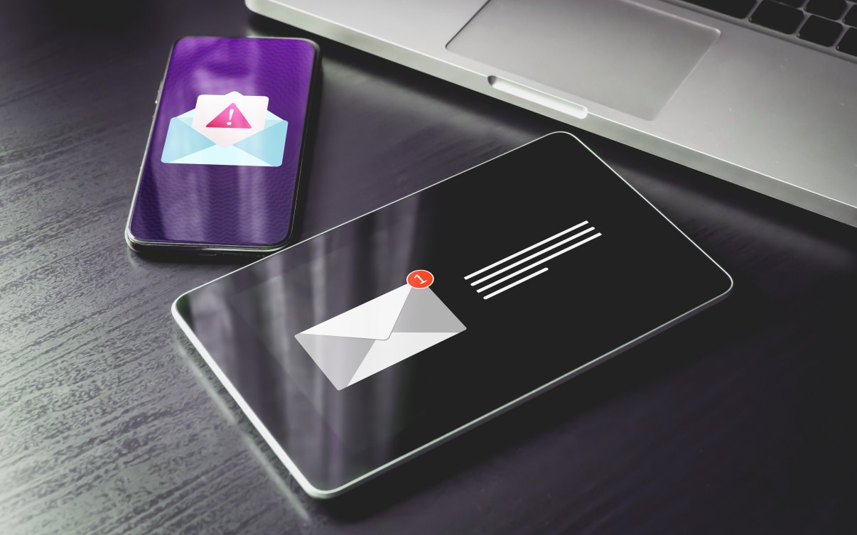 Email with malicious content warning