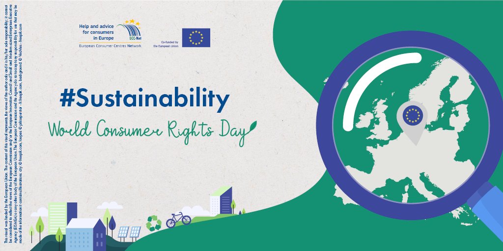 Sustainability World Consumer Rights Day - Map focusing on Europe