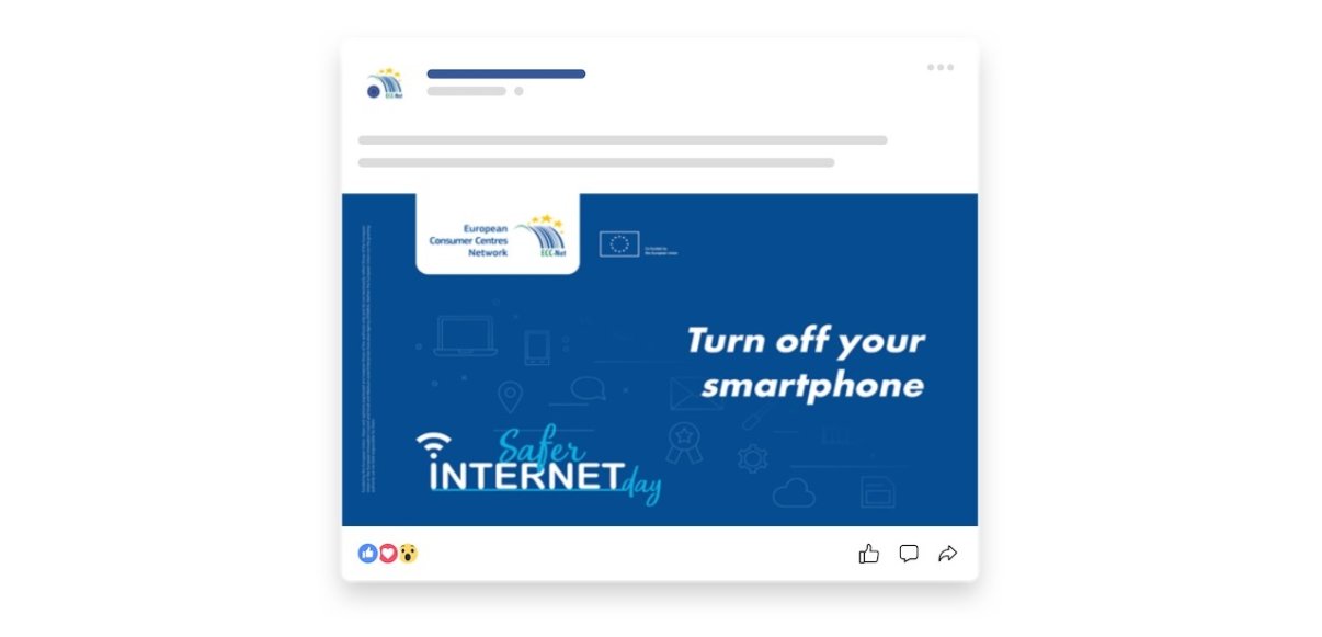 safer internet day ecc-net mock-up facebook post