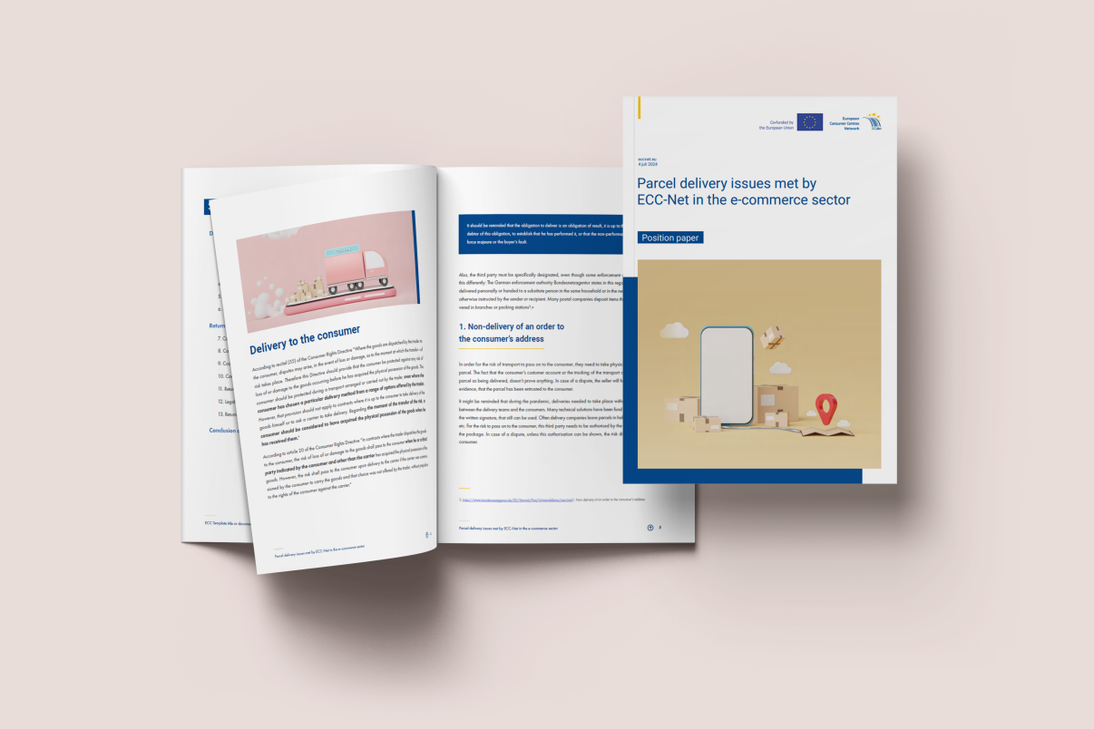 Afbeelding van de parcel delivery paper