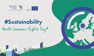 Sustainability World Consumer Rights Day - Map focusing on Europe