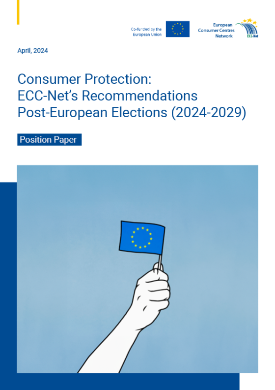 Image of the cover of ECC-Net's elections paper