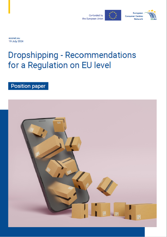 Dropshipping position paper cover